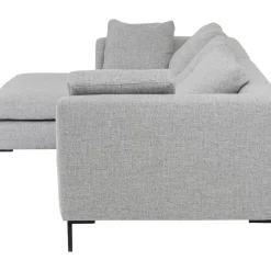 KARE Design Ecksofa Gianni Dolce Hellgrau Links- Sofas & Couches