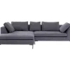 KARE Design Ecksofa Gianni Grau Links- Sofas & Couches