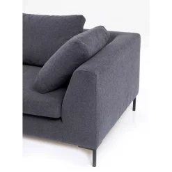 KARE Design Ecksofa Gianni Grau Links- Sofas & Couches