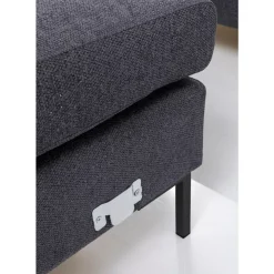 KARE Design Ecksofa Gianni Grau Links- Sofas & Couches