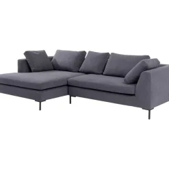 KARE Design Ecksofa Gianni Grau Links- Sofas & Couches