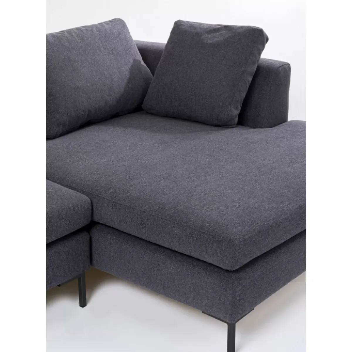 KARE Design Ecksofa Gianni Grau Rechts- Sofas & Couches