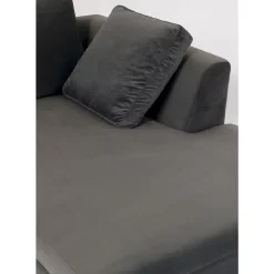 KARE Design Ecksofa Gianni Small Velvet Grau Rechts- Sofas & Couches