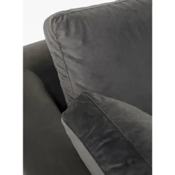 KARE Design Ecksofa Gianni Small Velvet Grau Rechts- Sofas & Couches