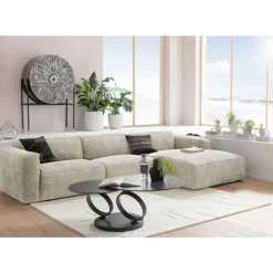 KARE Design Ecksofa Henry Creme Rechts 285X170Cm- Sofas & Couches