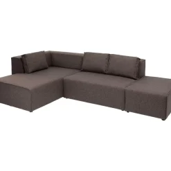 KARE Design Ecksofa Infinity Dolce Braun Links- Sofas & Couches