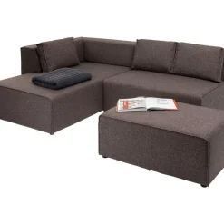 KARE Design Ecksofa Infinity Dolce Braun Links- Sofas & Couches