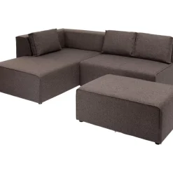 KARE Design Ecksofa Infinity Dolce Braun Links- Sofas & Couches