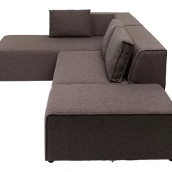 KARE Design Ecksofa Infinity Dolce Braun Links- Sofas & Couches