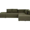 KARE Design Ecksofa Infinity Dolce Grun Rechts- Sofas & Couches