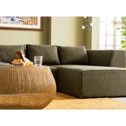 KARE Design Ecksofa Infinity Dolce Grun Rechts- Sofas & Couches