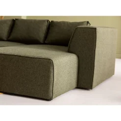 KARE Design Ecksofa Infinity Dolce Grun Rechts- Sofas & Couches
