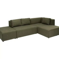 KARE Design Ecksofa Infinity Dolce Grun Rechts- Sofas & Couches