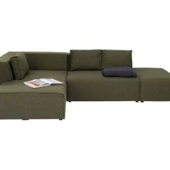 KARE Design Ecksofa Infinity Dolce Grun Links- Sofas & Couches