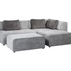 KARE Design Ecksofa Infinity Ottomane Grau Rechts- Sofas & Couches