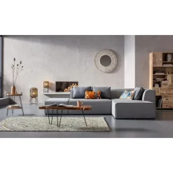 KARE Design Ecksofa Infinity Ottomane Grau Rechts- Sofas & Couches