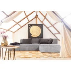 KARE Design Ecksofa Infinity Ottomane Grau Rechts- Sofas & Couches