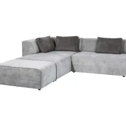KARE Design Ecksofa Infinity Ottomane Grau Links- Sofas & Couches
