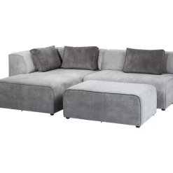 KARE Design Ecksofa Infinity Ottomane Grau Links- Sofas & Couches