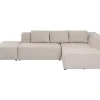 KARE Design Ecksofa Infinity Ottomane Creme Rechts- Sofas & Couches