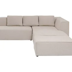 KARE Design Ecksofa Infinity Ottomane Creme Rechts- Sofas & Couches