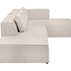 KARE Design Ecksofa Infinity Ottomane Creme Rechts- Sofas & Couches