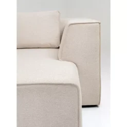 KARE Design Ecksofa Infinity Ottomane Creme Rechts- Sofas & Couches