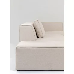 KARE Design Ecksofa Infinity Ottomane Creme Rechts- Sofas & Couches