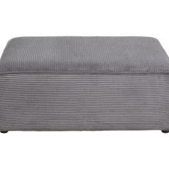 KARE Design Ecksofa Infinity Ottomane Cord Grau Rechts- Sofas & Couches