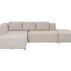 KARE Design Ecksofa Infinity Ottomane Creme Links- Sofas & Couches