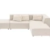 KARE Design Ecksofa Infinity Vegas Creme- Sofas & Couches