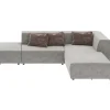 KARE Design Ecksofa Infinity Vegas Grau 337Cm- Sofas & Couches