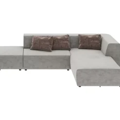 KARE Design Ecksofa Infinity Vegas Grau 337Cm- Sofas & Couches