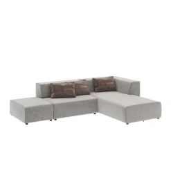 KARE Design Ecksofa Infinity Vegas Grau 337Cm- Sofas & Couches