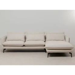 KARE Design Ecksofa Monza Rechts Creme 296Cm- Sofas & Couches
