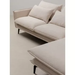 KARE Design Ecksofa Monza Rechts Creme 296Cm- Sofas & Couches