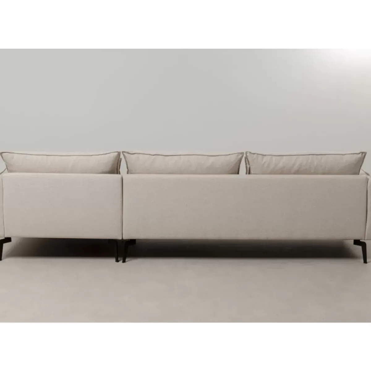 KARE Design Ecksofa Monza Rechts Creme 296Cm- Sofas & Couches