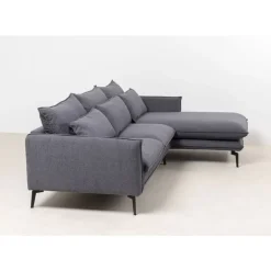 KARE Design Ecksofa Monza Rechts Grau 296Cm- Sofas & Couches