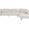 KARE Design Ecksofa Peppo Weis- Sofas & Couches