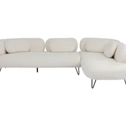 KARE Design Ecksofa Peppo Weis- Sofas & Couches