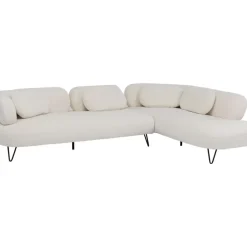 KARE Design Ecksofa Peppo Weis- Sofas & Couches