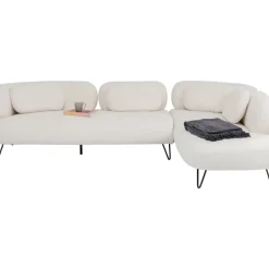 KARE Design Ecksofa Peppo Weis- Sofas & Couches