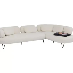 KARE Design Ecksofa Peppo Weis- Sofas & Couches