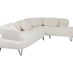 KARE Design Ecksofa Peppo Weis- Sofas & Couches