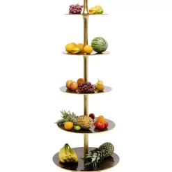 KARE Design Etagere Lovely Brass 162Cm- Geschirr & Tischaccessoires