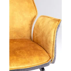 KARE Design Freischwinger Brego Senf- Stühle