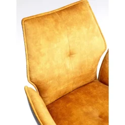 KARE Design Freischwinger Brego Senf- Stühle