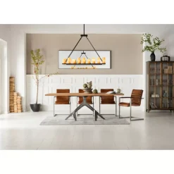 KARE Design Freischwinger Riffle Buffalo Brown- Stühle