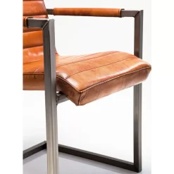 KARE Design Freischwinger Riffle Buffalo Brown- Stühle