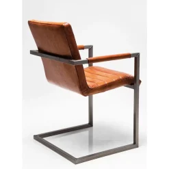 KARE Design Freischwinger Riffle Buffalo Brown- Stühle